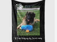 Personalized Pet Photo Quote Blanket