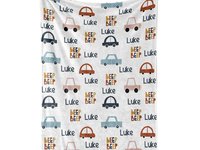 Personalized Cartoon Cars Baby Blanket