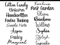 script fonts