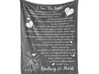 Custom Wedding Song Blanket