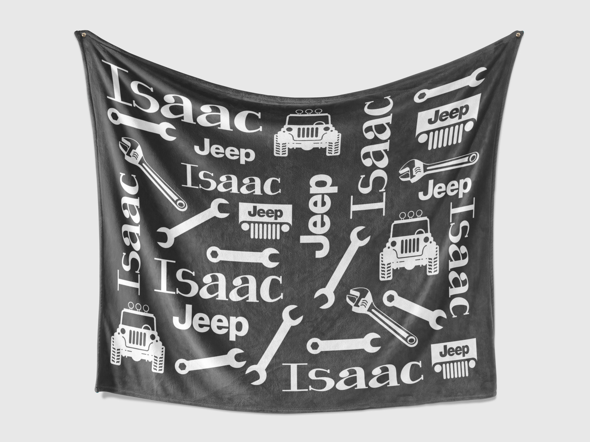 Personalized Little Mechanic Blanket
