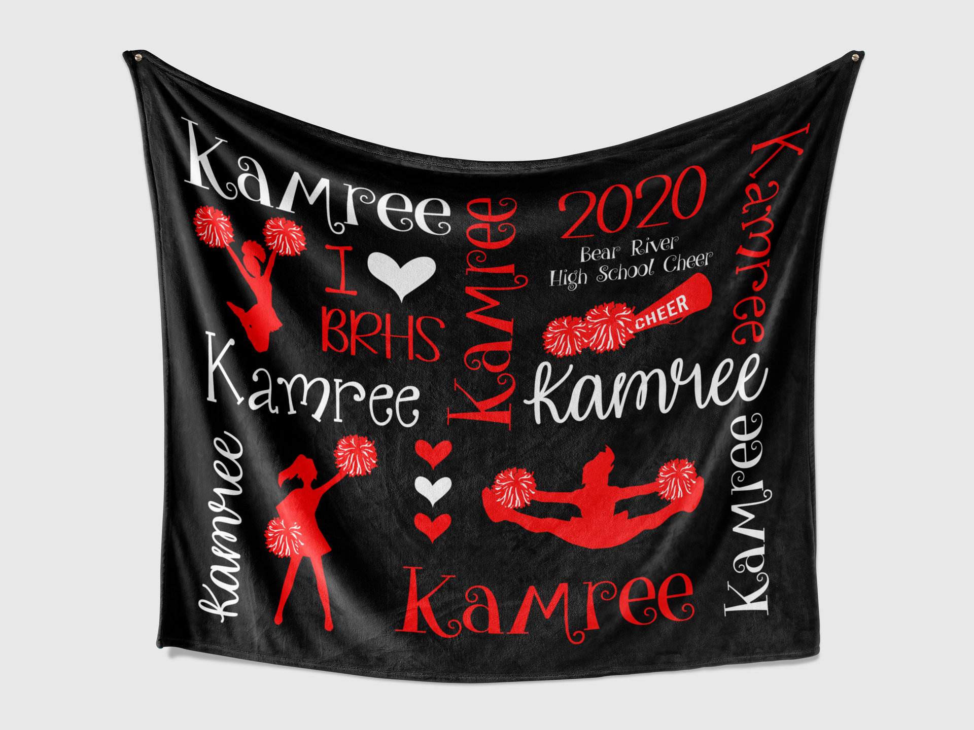 Personalized Cheer Squad Blanket
