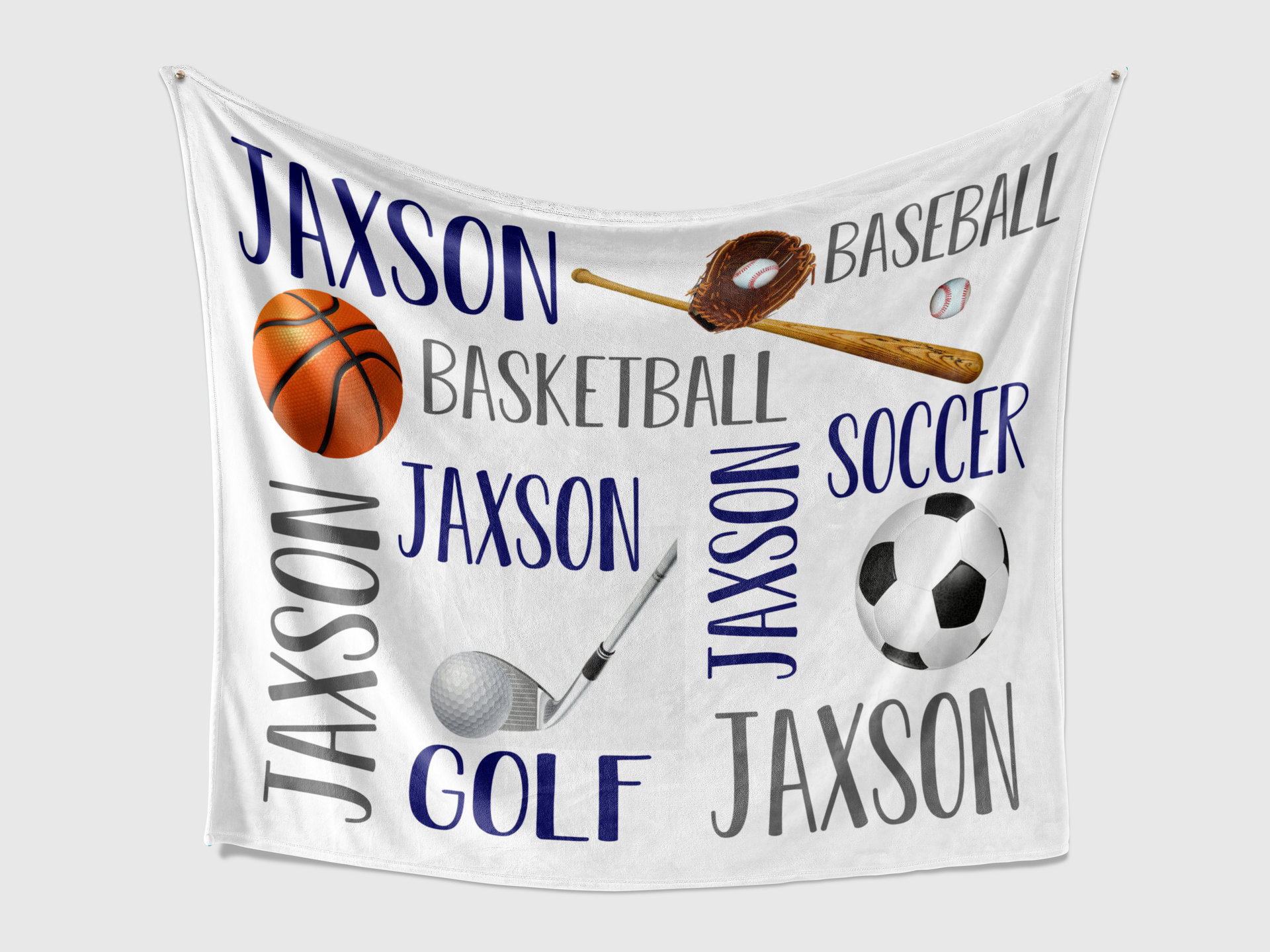 Personalized Sports Blanket