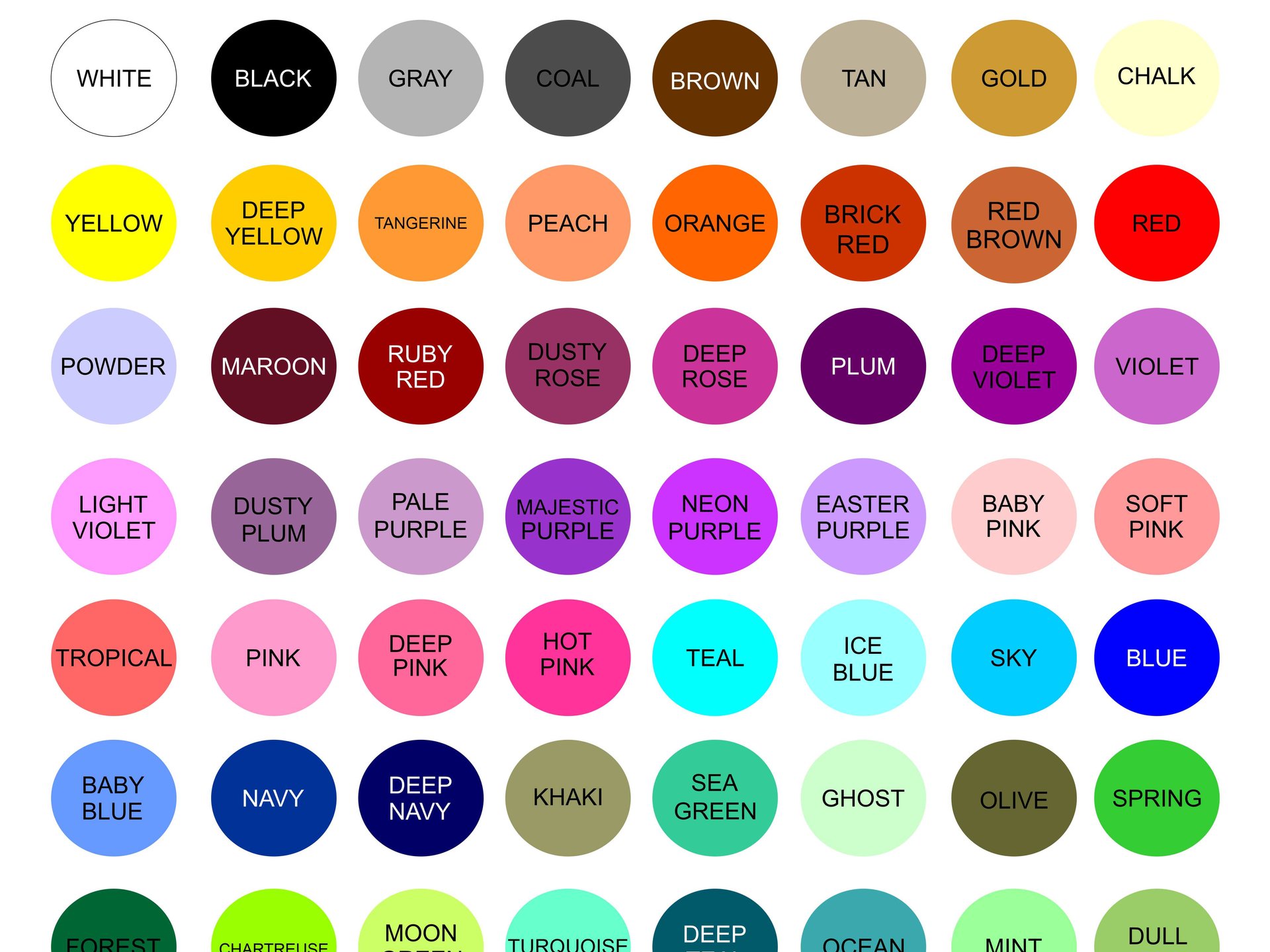 Color Choices 