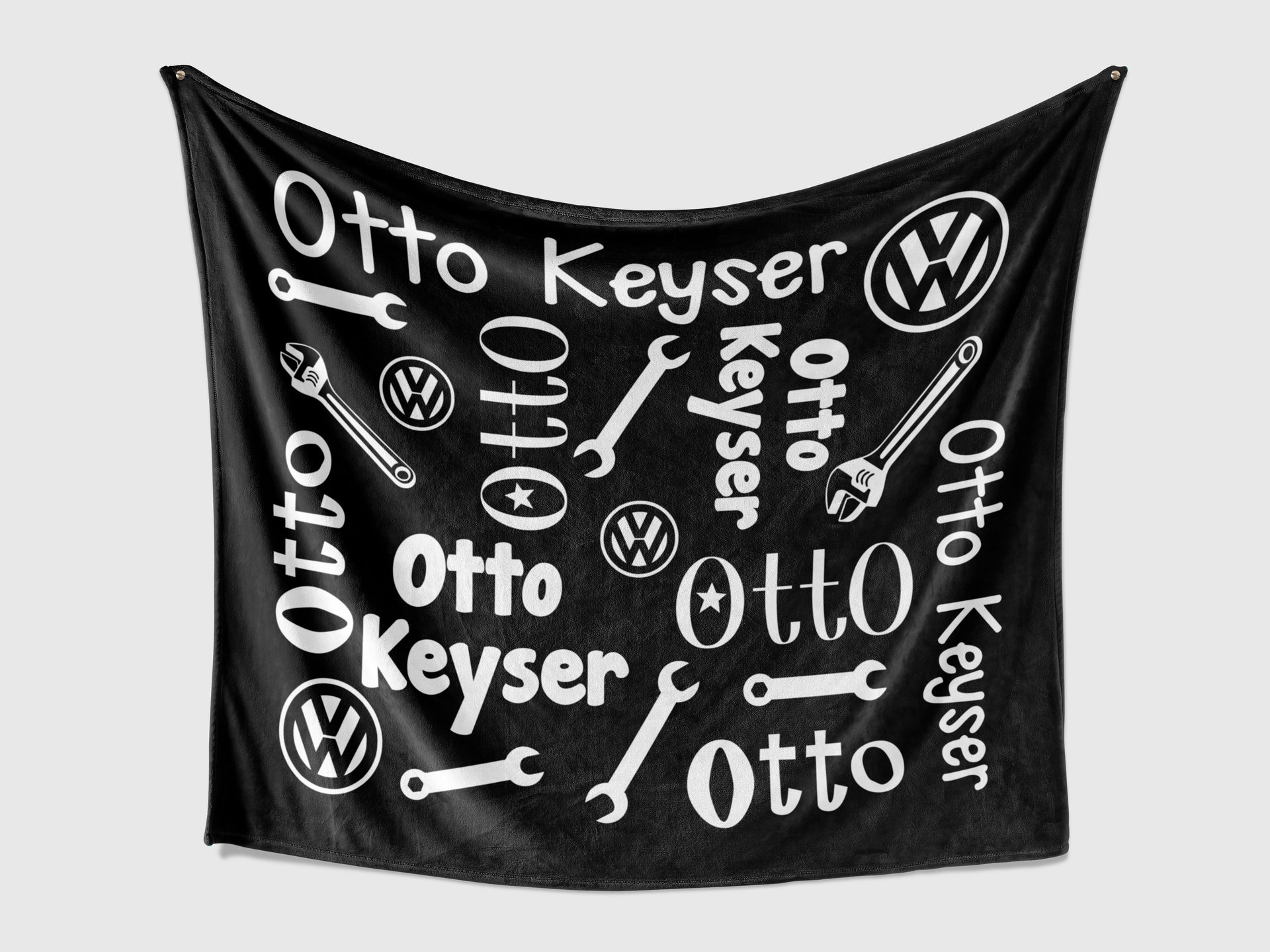 Personalized Little Mechanic Blanket