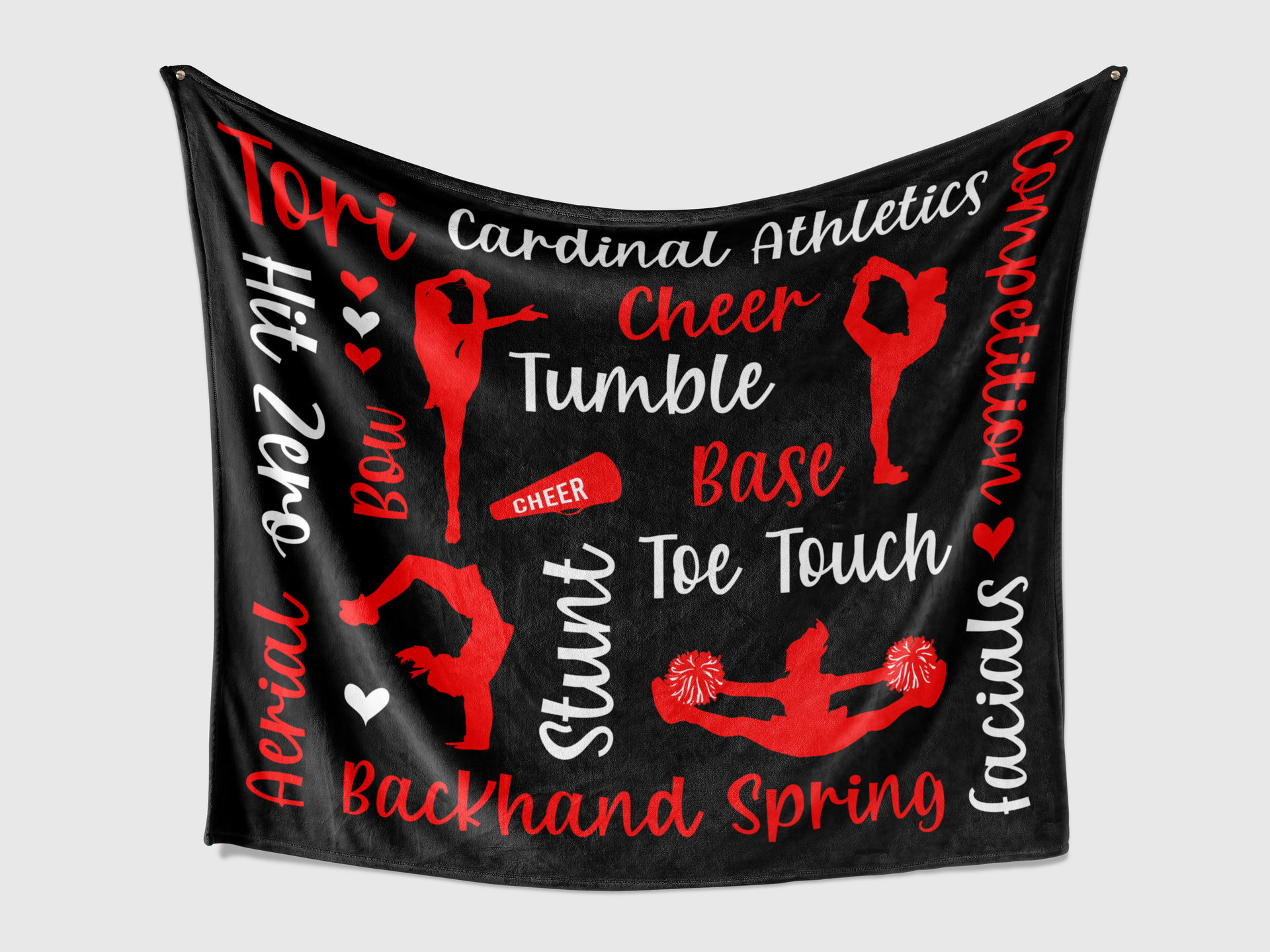 Personalized Cheer Blanket