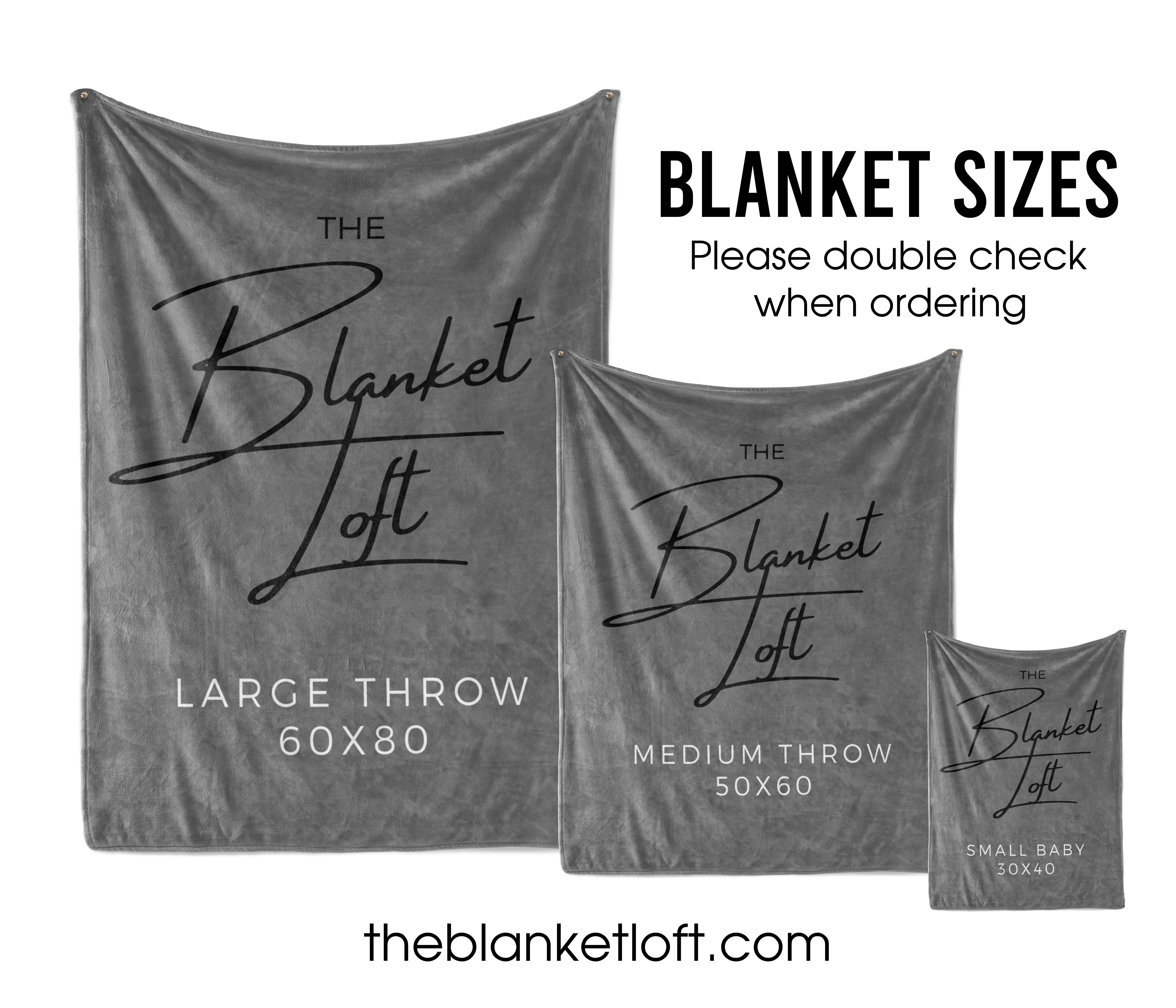 Throw blanket hotsell with family names
