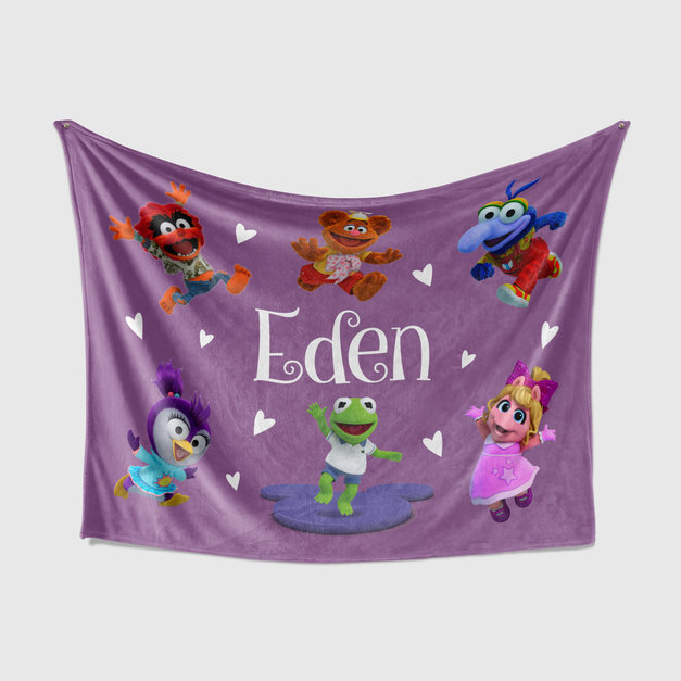 Personalized Muppet Babies Blanket theblanketloft.indiemade
