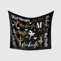 Personalized Ballet Blanket