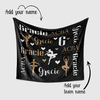 Personalized Ballet Blanket