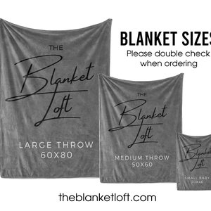 The Blanket Loft Blanket Sizes