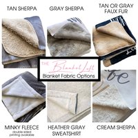 Personalized Distressed Baseball Blanket