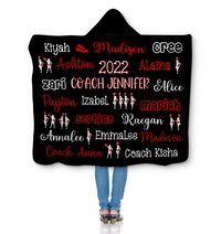 Hooded Cheer Coach Sherpa Blanket