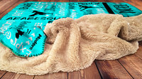 Personalized Gymnastics Hooded Sherpa Blanket