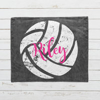 Personalized Volleyball Blanket