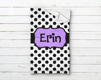 Personalized Polka Dot Sleeping Bag