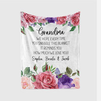 Custom Blanket Quote Throw For Grandma