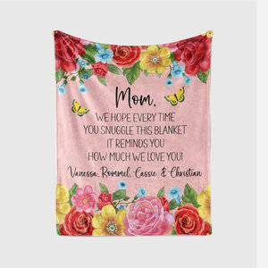 Custom Blanket Quote Throw For Mom