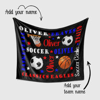 Personalized Sports Blanket