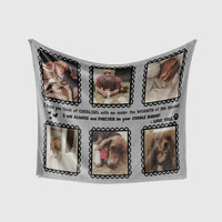 Custom Pet Memorial Photo Blanket