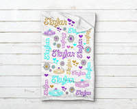 Personalized Princess Slumber Bag