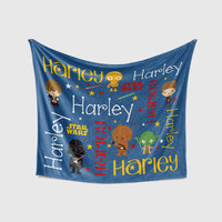 Personalized Star Wars Blanket