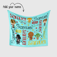 Personalized Star Wars Blanket
