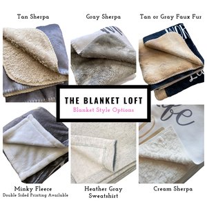 Font Choices - The Blanket Loft