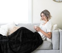 Black Vienna Luxe Minky Blanket