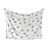 Personalized Boho Floral Baby Blanket