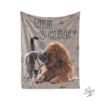 Personalized Pet Photo Blanket