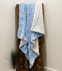 Baby Blue Luxe Minky Blanket