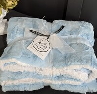 Baby Blue Luxe Minky Blanket
