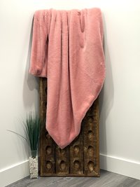 Soft Pink Seal Luxe Minky Blanket