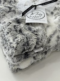 Snowy Owl Luxe Minky Blanket