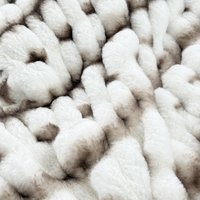 Luxe Cuddle Milan Luca Natural 72"x60" XL Adult Minky Blanket