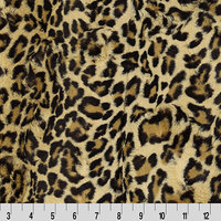 Luxe Cuddle Sand Leopard with Vienna Black 50"x60" Adult Minky Blanket