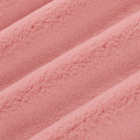 Luxe Cuddle Calf Cow Brownie with Seal Rose Quartz 50"x60" Adult Minky Blanket