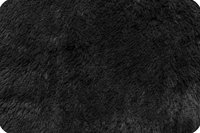 Black and White Cow Black Shaggy Luxe Minky Blanket