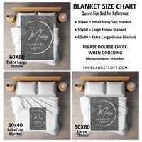 Custom Song Lyric Tree Blanket