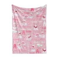 Ballerina Bunnies Personalized Baby Blanket