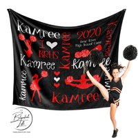 Personalized Cheer Team Blanket