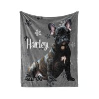 Personalized Dog Photo Blanket