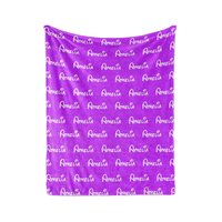 Neon Collection Personalized Name Blanket