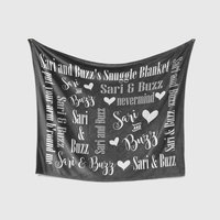 Customized Love Story Blanket