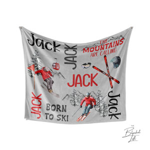 Personalized Skiing Blanket