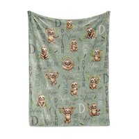 Personalized Sloth Baby Blanket