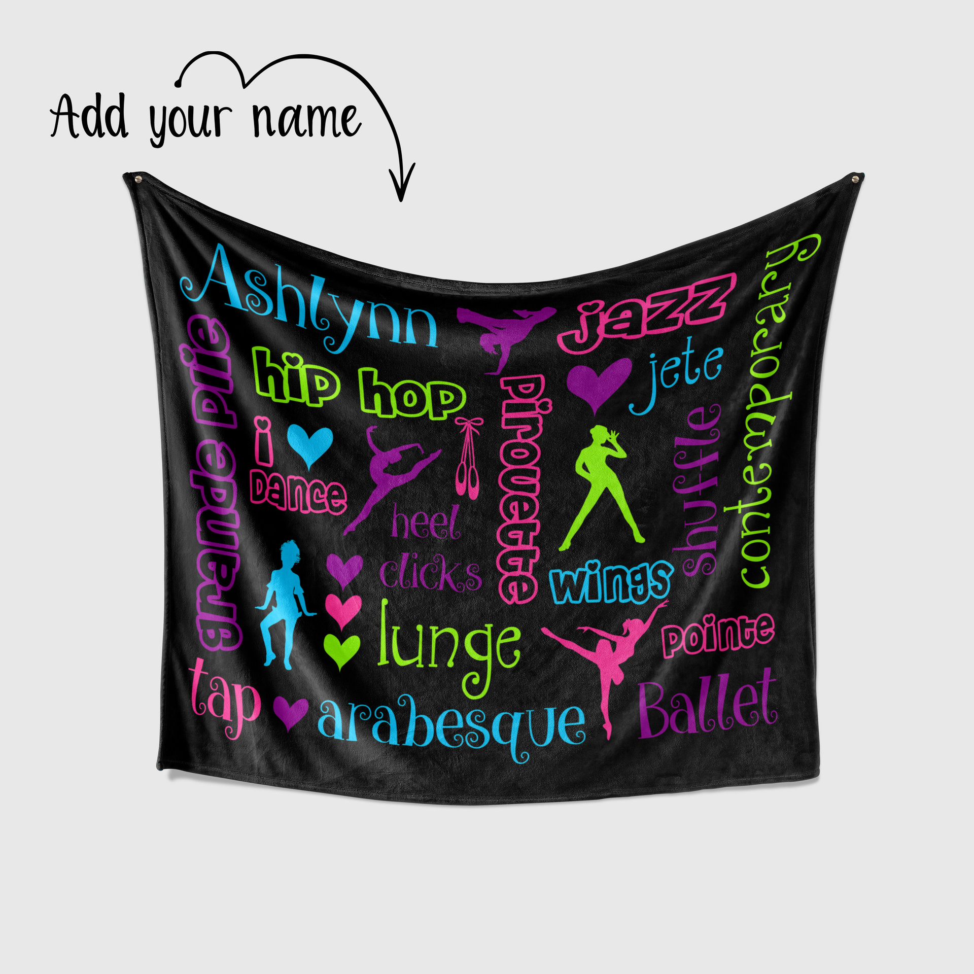 Personalized Dance Blanket