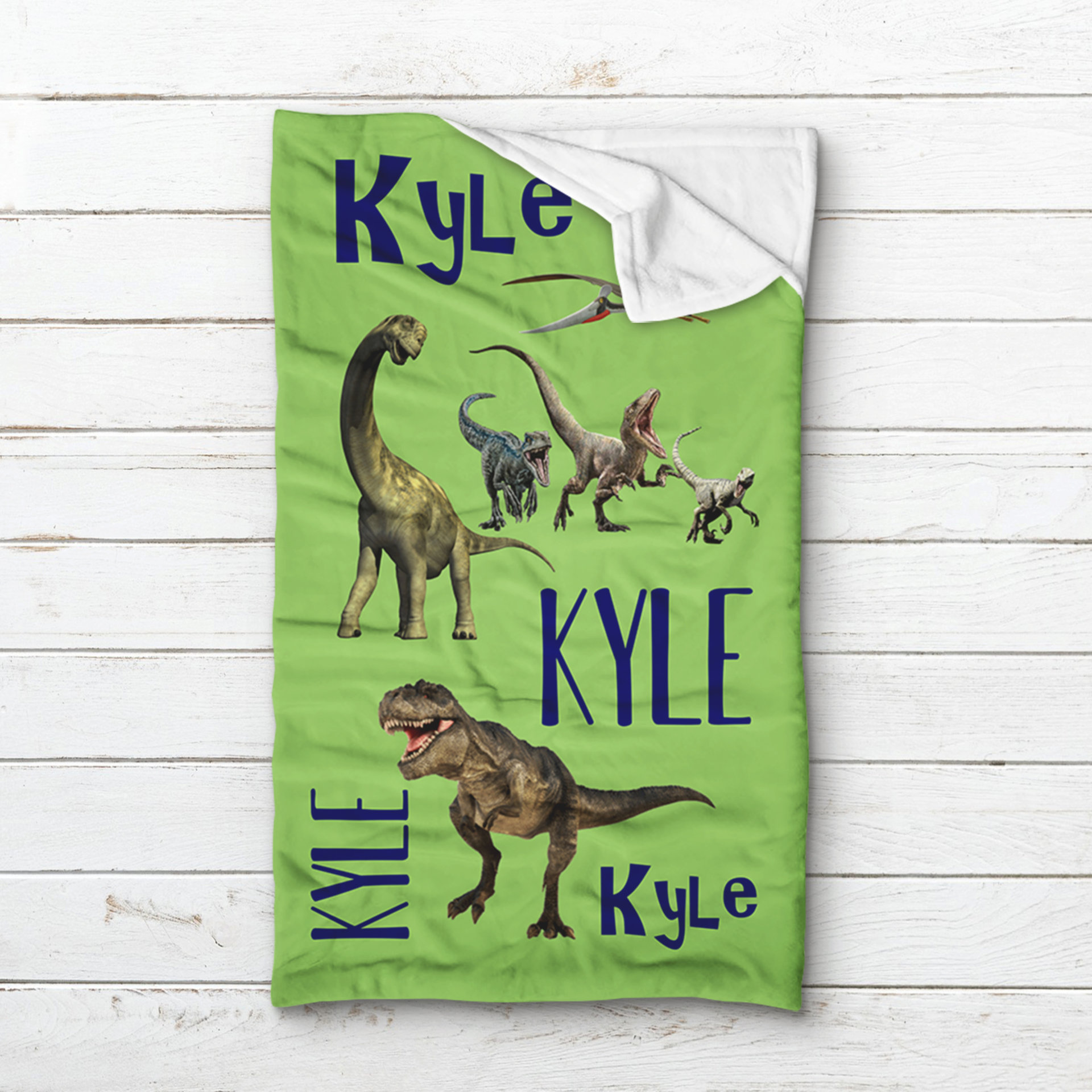 Personalized Dinosaur Sleeping Bag