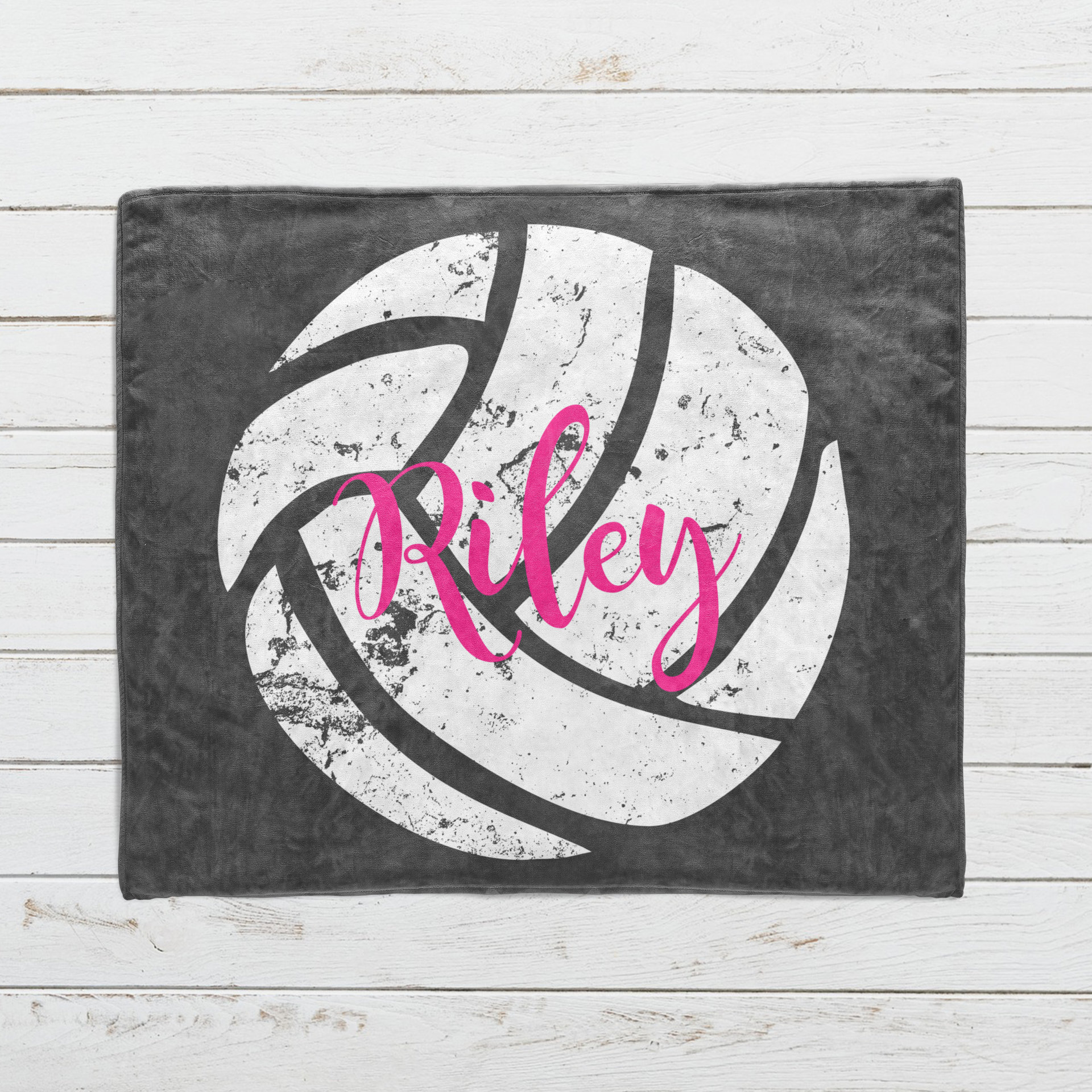 Personalized Volleyball Blanket